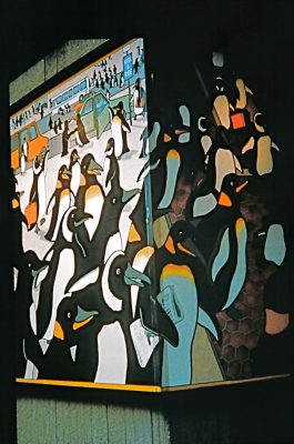 Detail of the original "Penguin Rush Hour."
