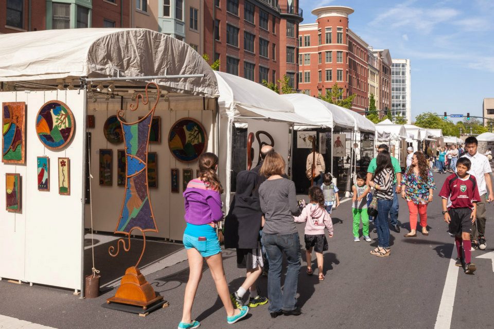 Gallery 7 - A view of last year's A-RTS at Rockville Town Square Fine Art Festival.