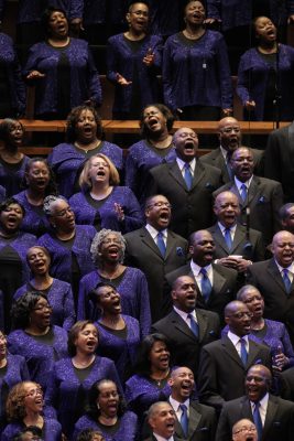 Men and Women of the Gospel Choir.