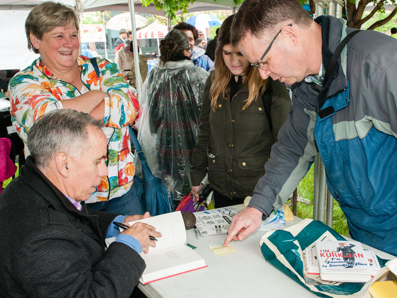 Gallery 2 - Author and baseball analyst Tim Kurkjian signed his latest book at the 2016 festival.