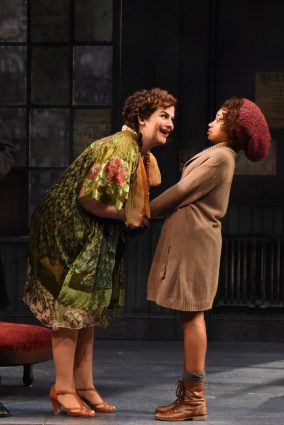 Gallery 3 - It’s all about hope: Rachel Zampelli (Miss Hannigan) and Noelle Robinson (Annie) star in Olney Theatre Center's “Annie.”