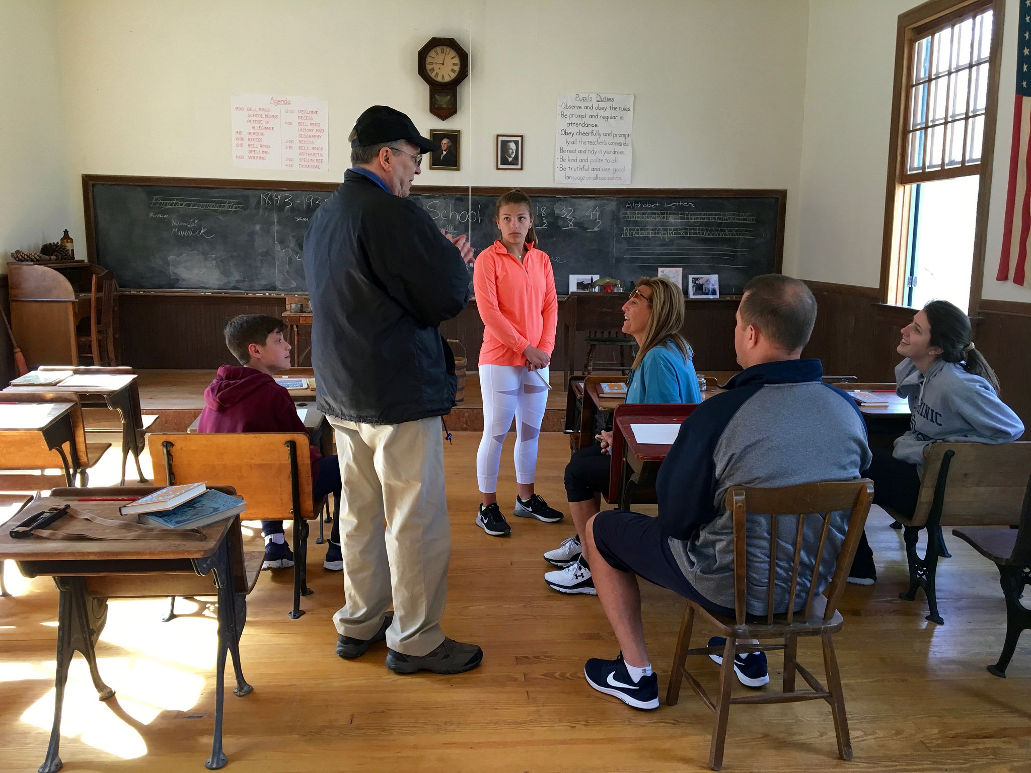 Gallery 1 - At the one-room Kingsley Schoolhouse in Clarksburg, refurbished to look as it did when it closed in 1935, volunteers host free monthly tours on the first Sunday afternoon of the month.