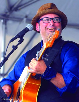 Scott Wolfson performed at the 2016 Falcon Ridge Folk Festival.