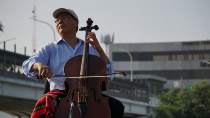 Yo-Yo Ma brought his Bach Project to the sister cities of Laredo, Texas, and Nuevo Laredo, Mexico. The project uses the music of Johann Sebastian Bach to explore connections between cultures.