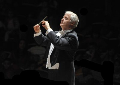 Maestro Piotr Gajewski conducts the National Philharmonic Orchestra.