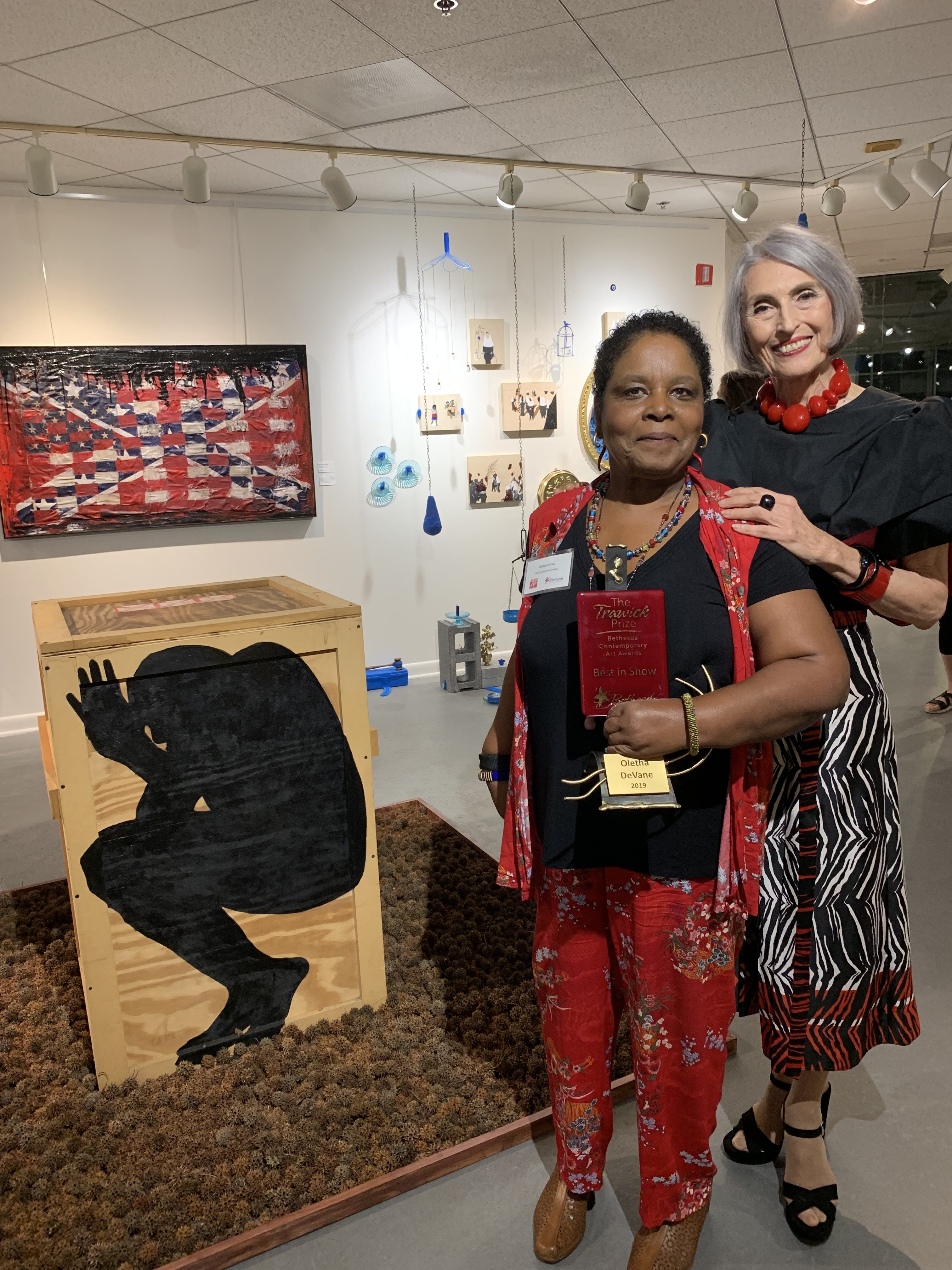 Carol Trawick and 2019 Trawick Prize Award Recipient Oletha DeVane