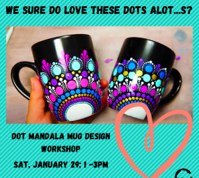 Dot Mandala Mug Design Workshop
