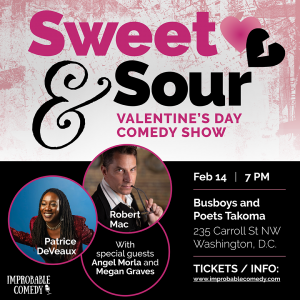 Sweet& Sour Valentine’s Day Comedy Show