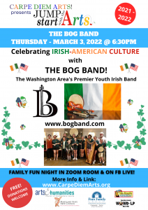 Carpe Diem! Family Fun Night with The Bog Band & Alex Boatright--Hosted by Munit & Z Love Bugs