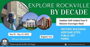Second Chance to Explore Rockville by Decade~History Tour & Scavenger Hunt