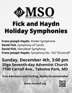Fick and Haydn Holiday Symphonies