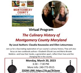 The Culinary History of Montgomery County Maryland