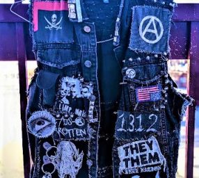 VisArts Class: Punk Inspired Upcycled Clothing (taught by Emerging Teacher, Maven Kahn)