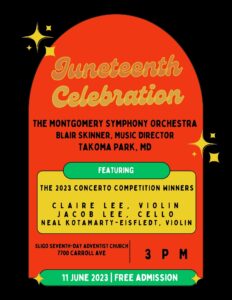 MSO Youth Concerto Competition Concert and Juneteenth Celebration