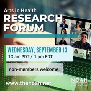 Arts in Health Research Forum