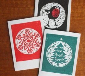 VisArts Class - Holiday Block Printing Cards