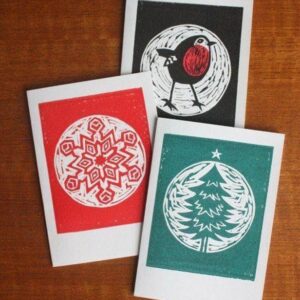 VisArts Class - Holiday Block Printing Cards