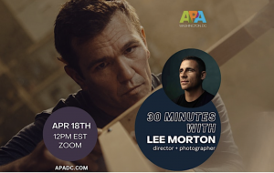 APA | DC Presents: 30 Minutes with Lee Morton