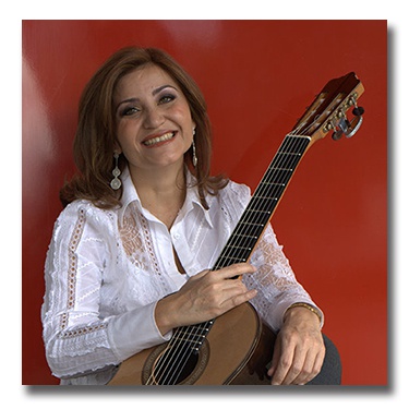 Classical Guitarist, Berta Rojas, Paraguay
